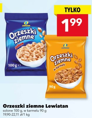 Orzeszki ziemne promocja w LEWIATAN