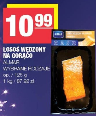 Łosoś wędzony na gorąco Almar promocja w SPAR