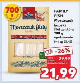 Morszczuk filety Family fish promocja