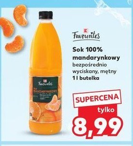 Sok mandarynkowy K-classic favourites promocja w Kaufland