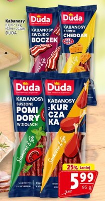 Kabanosy różne rodzaje DUDA promocja w Prim Market
