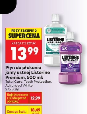 Płyn do płukania jamy ustnej Premium 500 ml promocja w Biedronka