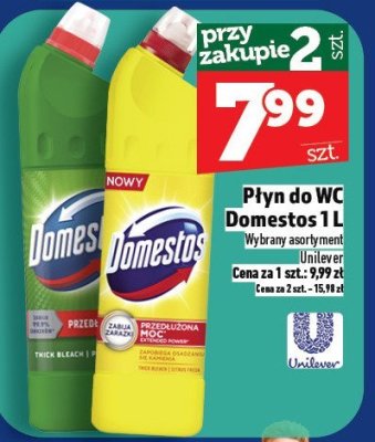 Płyn do WC Domestos 1 l promocja w TOPAZ