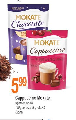 Cappuccino wiśnia w czekoladzie Mokate cappuccino promocja