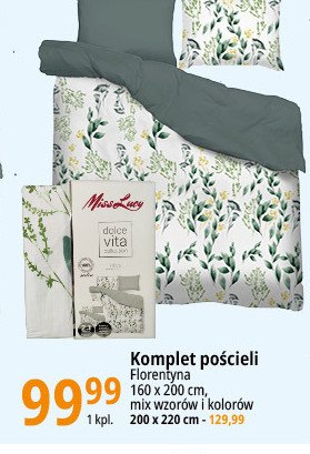 Komplet po艣cieli 200 x 220 cm + 2x 70 x 80 cm Florentyna promocja
