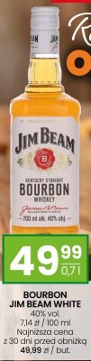 Bourbon Jim Beam White 40% promocja w Twój Market