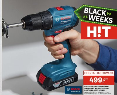 Wiertarko-wkrętarka akumulatorowa Bosch Professional GSR 18S-LI promocja w Leroy Merlin