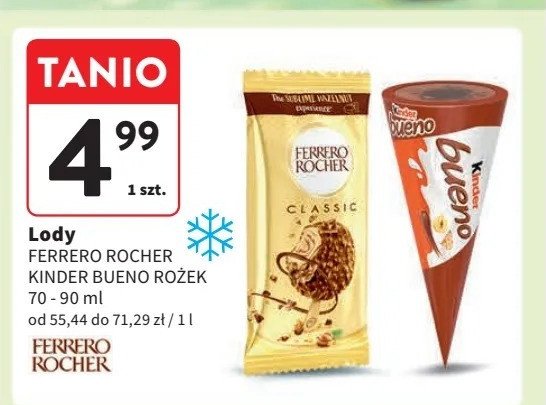 Rożek Kinder bueno promocja