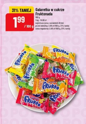 Galaretka w cukrze Fruktonada promocja w POLOmarket