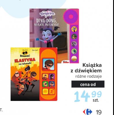 Książka z dźwiękiem vampirina promocja