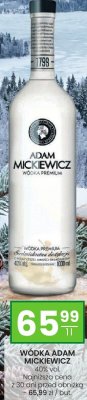 Wódka Adam Mickiewicz Premium 40% vol. 1l promocja w Twój Market