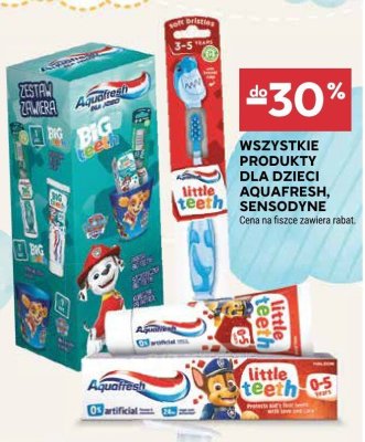 Wszystkie produkty do kąpieli dla dzieci Aquafresh, Sensodyne Stokrotka promocja w Stokrotka