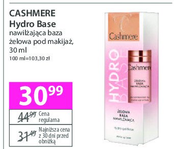 Baza pod makijaż nawilżająca Cashmere hydro promocja