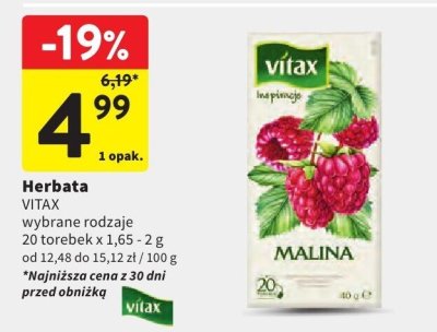 Herbata promocja w Intermarche