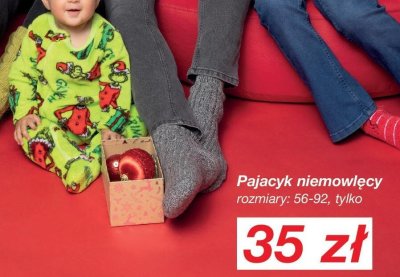 Pajacyk niemowlecy The Grinch promocja w KiK