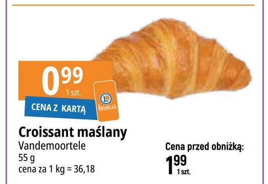 Croissant maślany Vandemoortele promocja