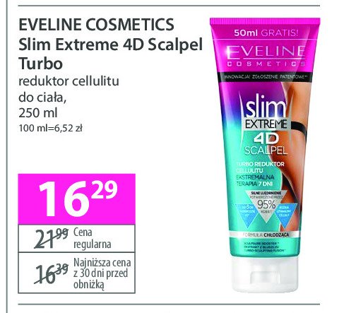 Turbo reduktor cellulitu Eveline slim extreme 4d scalpel promocja