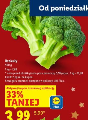Brokuły Lidl promocja w Lidl