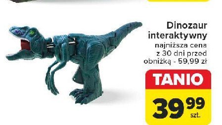 Dinozaur interaktywny promocja w Carrefour