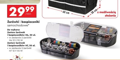 Zestaw żarówek i bezpieczników h4 12v 60/55w Gt max promocja