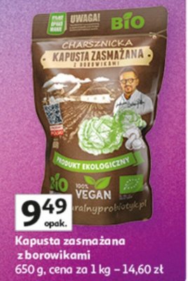 Kapusta zasmażana z borowikami BIO 650g promocja w Auchan
