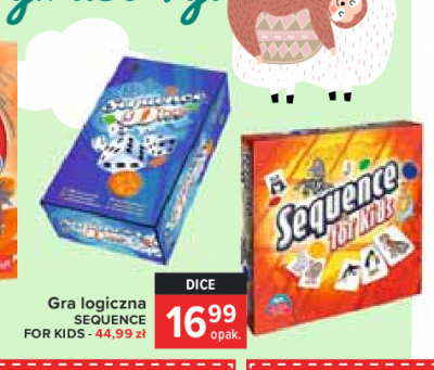 Gra sequence for kids Dante promocja