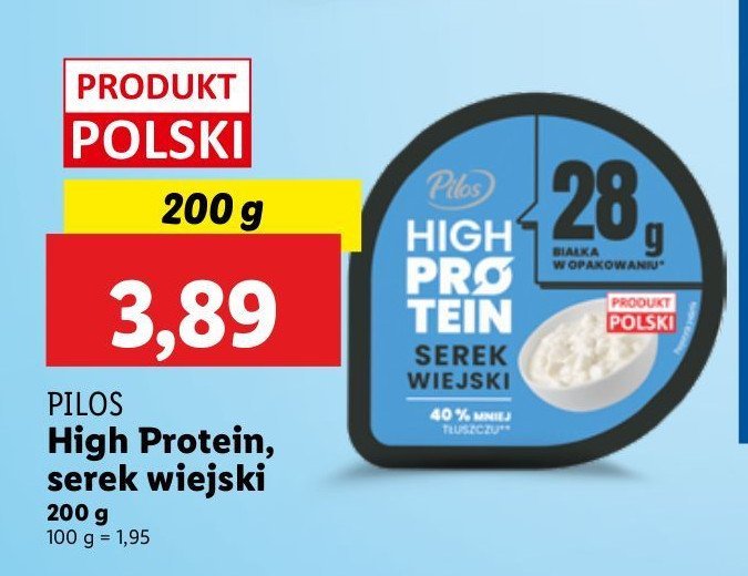 Serek wiejski PILOS HIGH PROTEIN promocja