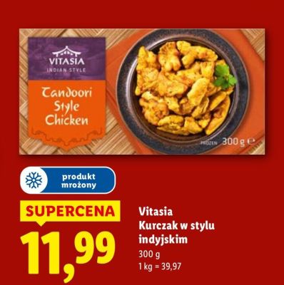 Kurczak w stylu indyjskim Vitasia promocja w Lidl