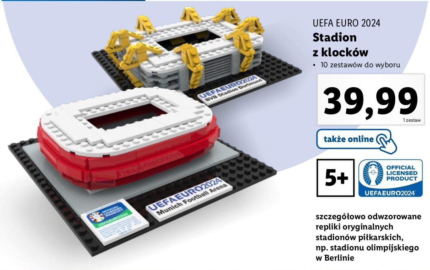 Klocki stadion uefa 2024 promocja