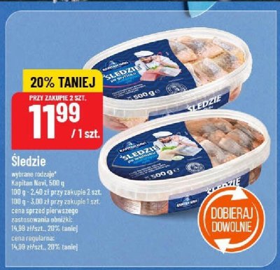 Śledzie Kapitan Navi promocja w POLOmarket