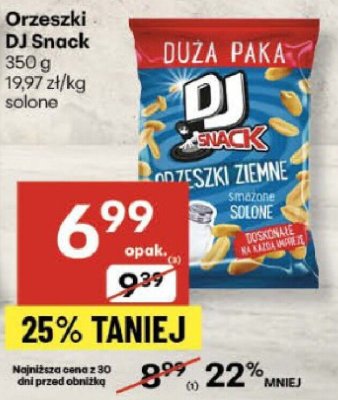 Orzeszki DJ Snack promocja w Delikatesy Centrum