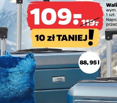 Walizka duża promocja w Netto