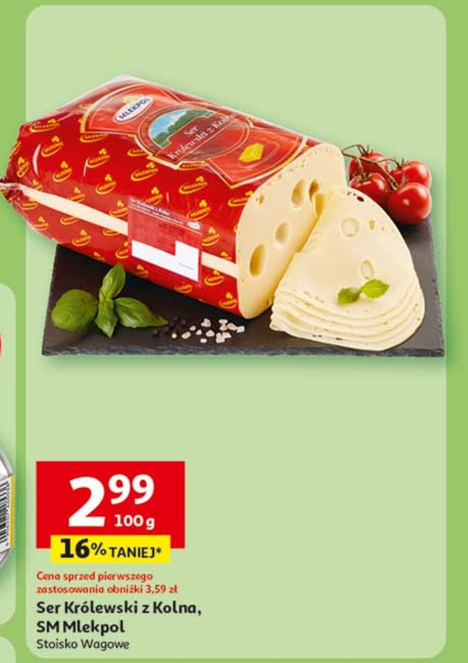 Ser królewski z kolna Mlekpol promocja