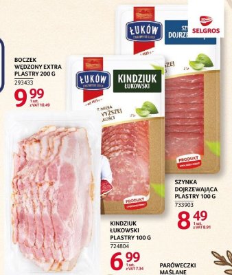 Kindziuk łukowski plastry promocja w Selgros