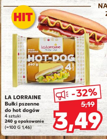 Bułki hot-dog La lorraine promocje
