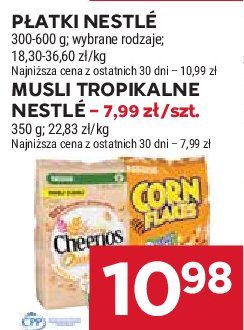 Płatki śniadaniowe bez glutenu z miodem Nestle corn flakes Corn flakes (nestle) promocja