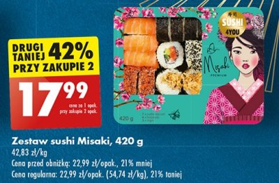 Sushi misaki Sushi 4you promocja