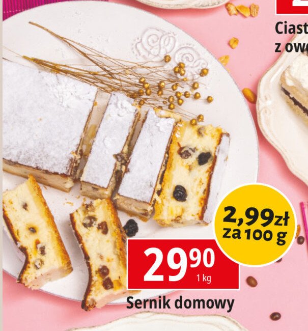 Sernik domowy promocja