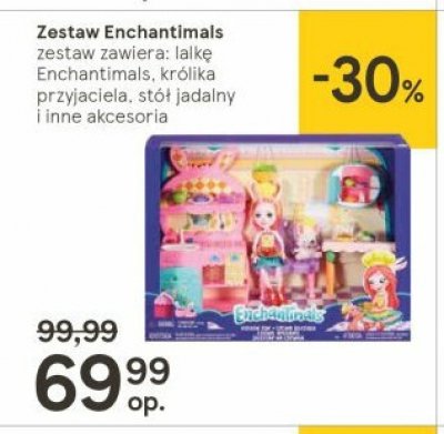 Zestaw weso艂a kuchnia lalka bree bunny i kr贸lik twist Enchantimals promocja