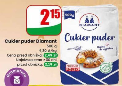 Cukier puder 500 g promocja w Dino
