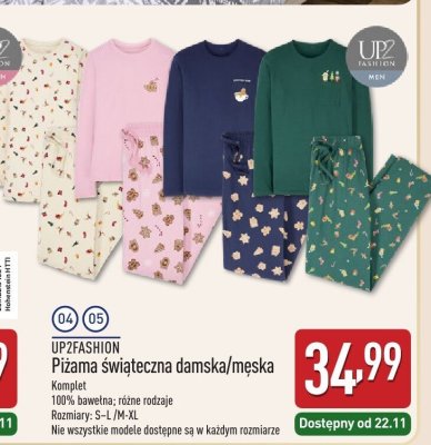 Piżama świąteczna damska/męska  promocja w Aldi