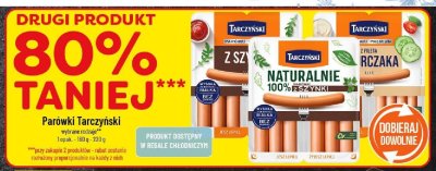 Parówki Tarczyński promocja w POLOmarket