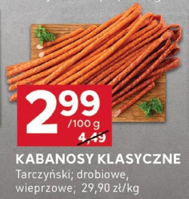 Kabanosy klasyczne promocja w Stokrotka