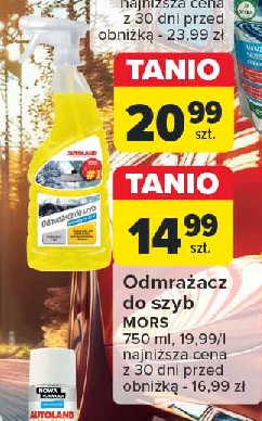 Odmrażacz do szyb mors Autoland promocja w Carrefour