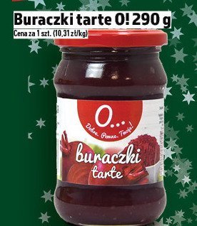 Buraczki tarte O! 290g promocja w TOPAZ