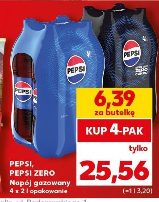 Napój gazowany 4-pak Pepsi promocja w Kaufland