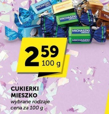 Cukierki Mieszko wybrane rodzaje promocja w Euro Sklep