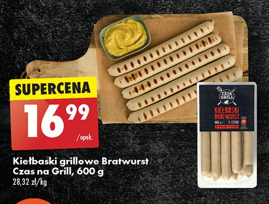 Kiełbaski bratwutst Czas na grill promocja