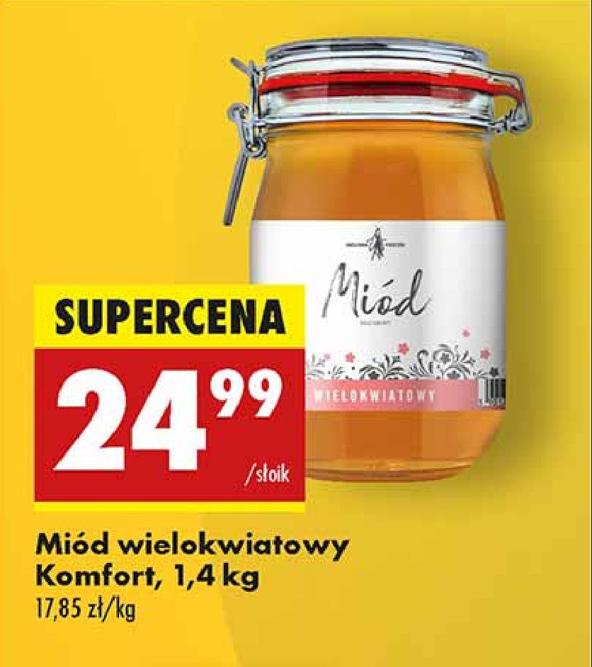 Miód wielokwiatowy promocja w Biedronka