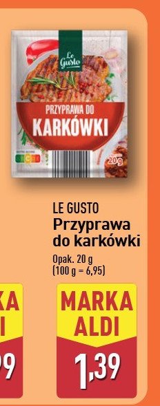Przyprawa do karkówki Le gusto promocja